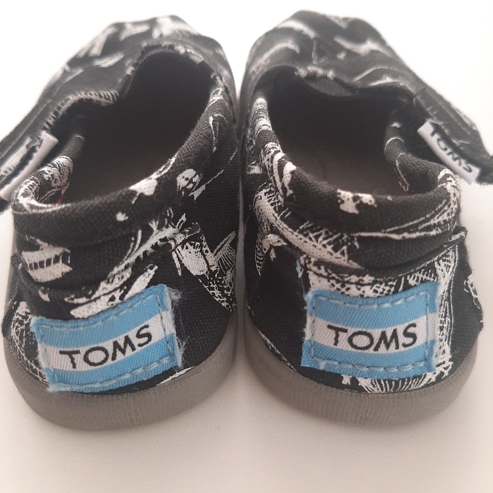 Toms Baby Alpargata Slip on Shoes size T4 - Picture 5 of 12